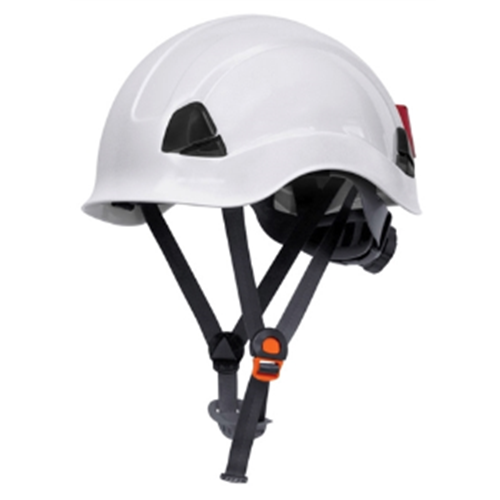 Capacete branco Steelflex Falcon para eletricista, CA 42234, vendido pela Tecseg